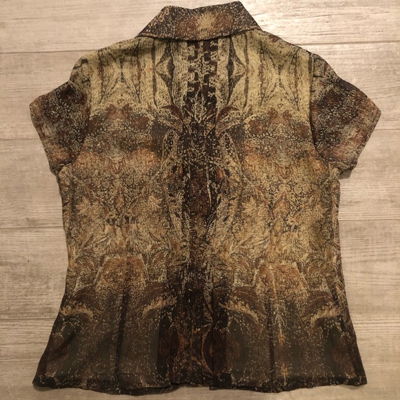 Jones NY Patterned Blouse - Picture 5 of 5